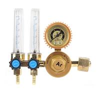 Fafeicy Regolatore di Pressione e Misuratore di Portata per Saldatura TIG e Taglio con Gas Argon e CO2 Doppio Strumento