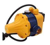 Fafeicy Regolatore di Pressione per Pompa Dell'Acqua Interruttore Automatico Pressostato per Pompa Dell'Acqua Regolatore di Pressione per con Protezione IP65 (Spina UE da 220 V a 240 V)