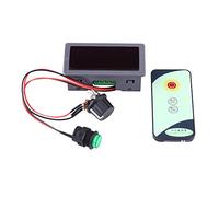 Fafeicy Regolatore di velocità PWM DC Motor Controller 6v 12v 24v con Display Digitale Remoto Controllo Industriale Interruttore Regolabile Ir Regolatore Elettrico a Basso Rumore Generatore di di