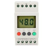 Fafeicy Relè di Protezione da Sovratensione Monofase e Sottotensione AC DC Display LCD di Tensione Universale Ritardo Regolabile Guida DIN per Controllo Compressore Pompa Motore (Inizio0)