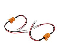Fafeicy Resistenza a LED Decodifica Efficiente Resistenze di Carico Ad Ultra Ad Alta Frequenza 2 Pcs 25w8Ω Piccola Portatile