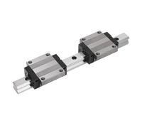 Fafeicy Ricela Lineare per Vetrino Lineare di Diapositiva Lineare HGW25CC Ricetta Binario Lineare 300 Mm 2pc con Blocchi di Scorrimento per Robot di Automazione della Macchina CNC