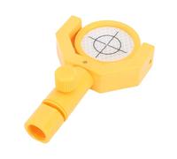 Fafeicy Riflettore per Stazione Totale, Prisma di Rilevamento, Pellicola Riflettente 50 Mm con Mirino Stampato e Staffa di Montaggio per Layout di Costruzione e Topografia