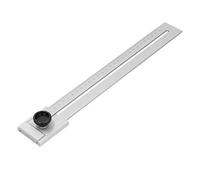 Fafeicy Righello a Linea Scorrevole e Parallelo in Acciaio al Carbonio per Marcatura Industria Meccanica e Lavorazione del Legno 200/250/300 mm