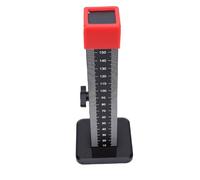 Fafeicy Righello Livellatore con Base Magnetica, Righello di Uguale Altezza in Lega di Alluminio ABS con Livella a Bolla, Scala Bifacciale per Livellatori di Soffitti e Piastrella