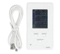 Fafeicy Rilevatore di Radiazioni Elettromagnetiche 3 in 1, Misuratore EMF Ricaricabile USB, Display TFT 1,8 Pollici, Alta Sensibilità, con Allarmi Sonori e Luminosi