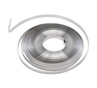 Fafeicy Rotolo di Reggetta in Acciaio Inossidabile 304 3/4 Pollici X 0,03 Pollici X 100 Piedi Bobina di Reggia per Carichi Pesanti con Custodia in Plastica per la Sicurezza della