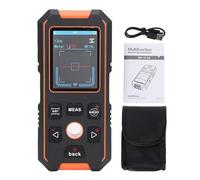 Fafeicy Scanner a Parete, 6-in-1 Multifunzione Live Wire Detector AC Filo Filo Rilevatore Elettrico con Distanziometro 40m Digital Level for Wood Metal Studs Pipe Detection