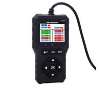 Fafeicy Scanner OBD2, Strumento Diagnostico per Auto con Design Plug and Play, Legge la Tensione della Batteria, Cancella i Codici di Errore del Motore, Supporta 10 Lingue, con Dati in