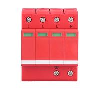 Fafeicy Scarica di Sovratensione PTB Protezione per Guida DIN, 220-380V | Design modulare plug-in, montaggio su guida DIN, modulo di allarme visivo verde-rosso, alloggiamento PBT, per armadi di