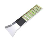 Fafeicy Scatola di Chiusura Pieghevole 50 Pollici, Attrezzatura per Prospezione Dorata Strumento di Panning in Lega di Alluminio Portatile per il Fine del Fiume Si Svolge 127 Cm Piega