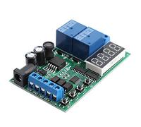 Fafeicy Scheda Controller Motore Controller Avanti e Indietro Relè Temporizzato a Doppia Alimentazione da 5 V a 24 V da 0,1 a 9999 Cicli di Temporizzazione Controllo Basso per