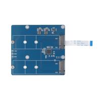Fafeicy Scheda di Espansione SSD, Doppio Modulo di Espansione Archiviazione PCIe NVMe M.2 per Pi 5 con Indicatori LED Integrati, Trasferimento Dati Ad Alta velocità e Connessione Stabile