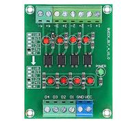 Fafeicy Scheda di Isolamento Optoaccoppiatore Modulo Convertitore di Segnale PCB da 24 V a 5 V 4 20 KHz per Conversione Livello PLC PNP a NPN Ingegneri e Tecnici dei Sistemi di Controllo
