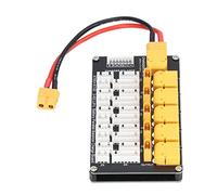 Fafeicy Scheda di Ricarica per Batterie LiPo Spina Parallela per Batterie Al Litio 2-6S, Cavo di Ricarica Bilanciato con Componenti Elettronici Compatibile con Caricabatterie IMAX B6 Q6 Pro T8