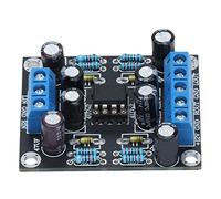 Fafeicy Scheda Preamplificatore Audio, Modulo Amplificatore Audio Compatto a 2, Potenziamento del Segnale 2,2x per Altoparlanti dell'auto