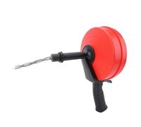 Fafeicy Scolare Coclea, Drenaggio Serpente Serpente Serpente da Impianto di Impianto da 25 Piedi Manuale di Acciaio di Manganese e modalità di Perforazione Flessibili per Tubi da 1/2 a 3 (10 m di