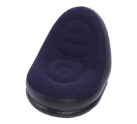 Fafeicy Sedia a Sdraio Gonfiabile con Poggiapiedi -luce Morbida Morbida Sbiadimento del Soggiorno per Soggiorno Intorno Al Divano Gonfiabile per Öko per L'uso Interno (blu scuro)
