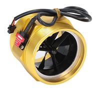 Fafeicy Sensore del Flusso d'acqua, Materiale in Alluminio, Uscita Impulsiva Precisa, Versatile per Irrigazione, Riscaldatori e Distributori Automatici