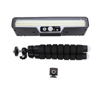 Fafeicy Sensore di Movimento Solare da Esterno, 50 Perline LED 5050 Ad Alta luminosità con Angolo Regolabile di 120 Gradi, Illuminazione per 12 Ore, per Recinzione da Giardino, Cortile, (luce bianca)