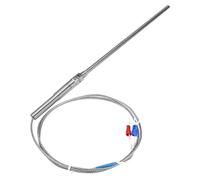 Fafeicy Sensore di Temperatura Termocoppia Tipo K con Filettatura M8 Sonda da 150 Mm Alta sensibilità 0-400°C per Applicazioni Industriali (1M)