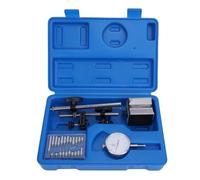 Fafeicy Set Comparatori, con Base e Braccio Girevole a 360°, 0-10mm Range ConRisoluzione 0,01 Mm, per un Uso Duraturo in Officina e Laboratorio