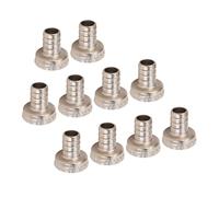 Fafeicy Set di Adattatori per Rubinetto Cucina 10 Pezzi Connettore per Tubo in Lega di Alluminio per Lavastoviglie e Lavatrice Portatili