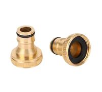 Fafeicy Set di Adattatori per Rubinetto per Lavastoviglie Portatile, 10 Pezzi, Connessione a Scatto in Ottone per Lavello, Ingresso 0,98 Pollici, Uscita 0,61 Pollici