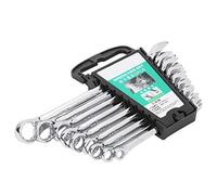 Fafeicy Set di chiavi combinate 9 pezzi, strumenti per la riparazione manuale, con supporto per chiave inglese, Chiave inglese