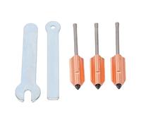 Fafeicy Set di Ugelli Hotend Staccabili in Acciaio Temprato 0,25 Mm, 0,4 Mm, 0,6 Mm per Stampanti 3D FLASHFORGE AD5X