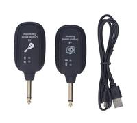 Fafeicy Set Ricevitore Trasmettitore Wireless per Chitarra, Plastica ABS, Suono Ad Alta fedeltà per Chitarre e Bassi Elettrici, 4 Ore di Uso Continuo per Musicisti