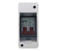 Fafeicy Sezionatore DC Fotovoltaico 2P DC1000V 25A Interruttore Automatico Miniaturizzato, di Protezione del Pannello Solare Fotovoltaico Impermeabile per Array Solari RV e Fotovoltaici Fuori Rete