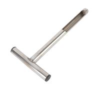 Fafeicy Sonda per Terreno, Kit per Test del Terreno con Impugnatura a T in Acciaio Inossidabile con Sacchetti di Campionamento Riutilizzabili, Lunghezza 12 Pollici, Ideale per la Cura del Prato e il