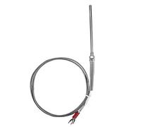 Fafeicy Sonda Termocoppia Tipo K, Sensore di Temperatura a Risposta Rapida, Alta Temperatura da 32 a 752 F, Lunghezza 50 Mm per Applicazioni Industriali (1M)