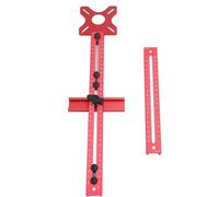 Fafeicy Staffa per Scanalatura a Fresatura Router, Hardware in Lega di Alluminio Jig Router Circle di Taglio della Maschera per Lavorazione del Legno
