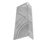 Fafeicy Strumento per Marcare la Piegatura di Tubi Quadrati, Disegno di Linee Parallele Ad Alta Efficienza, Modello di Saldatura e Taglio in Acciaio Inossidabile per Professionisti