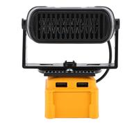 Fafeicy Stufetta Portatile con Angolo Regolabile 55-85 e Naturale 200 W Alimentata a Batteria per con 2 Uscite USB