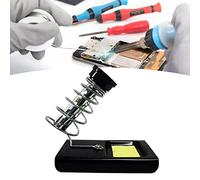 Fafeicy Supporto Compatto per Saldatore, Materiale in Ferro con Spugna per Pulizia, Design a Raffreddamento Rapido per l'uso su Banco di Lavoro