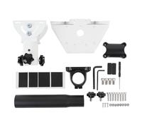 Fafeicy Supporto per Antenna Parabolica per Montaggio su Portapacchi per Asta per Mini Ruotabile a 360 Gradi Inclinabile a 160 Gradi 0,9 a 1,1 Pollici con Lega di Alluminio in Acciaio