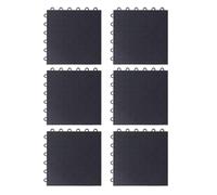 Fafeicy Tappetino Ad Incastro per Carichi Pesanti | 6 Pezzi di Cuscino Ad Incastro Antiscivolo, 30,5 X 30,5 Cm, Piastrelle per Garage per Bagno, Officina, Seminterrato