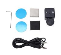 Fafeicy Tasto per Codice Morse, Materiale ABS con Base Magnetica e Jack da 3,5 Mm, Connessione USB per Comunicazioni Radio e Circuiti di Segnalazione Meccanica