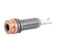 Fafeicy Terminale Jack per Chitarra Elettrica Presa Jack con Terminale in Ottone con Funzione di Blocco della Cinghia 1 Pezzo per Chitarra Elettrica Basso Plug in e Suonatori di Ukulele (bocca di