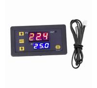 Fafeicy Termostato di Raffreddamento Al Microcomputer di Temperatura Digitale Intelligente per Congelatore Domestico - 12V/24V/110-220VAC (12V)