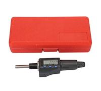 Fafeicy Testa Micrometrica Digitale con Cricchetto di Grande Diametro per Misurazioni Precise Testa della Sonda in Lega da 0-25 Mm Spegnimento Automatico per Ingegneri e Macchinisti