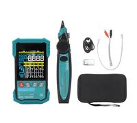 Fafeicy Tester per Cavi Ethernet Multifunzionale RJ45 RJ11 Rete LAN CAT5 CAT6 CAT6A Wire Tracker per Installatori di Rete Professionisti IT