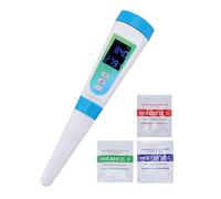 Fafeicy Tester PH Digitale con Display della Temperatura Misuratore PH per Alimenti Compensazione Automatica per Pasta, Carne, Formaggio, Cosmetici e Acqua