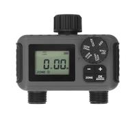 Fafeicy Timer d'Acqua a Doppio Controllo Intelligente con Un Grande Schermo per Il Tocco del Tubo da Giardino, Spray -Timer All'aperto, IP55, 4xaa Batterie