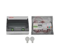 Fafeicy Timer Digitale Programmabile 7 Giorni 16 Cicli Scatola di Commutazione Esterna IP65 per Pompa Piscina Scaldabagno e Controllo Illuminazione