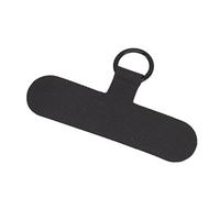 Fafeicy Toppa Universale per Cordino per Telefono Cellulare in Nylon con Connessione Stabile per la Corda della Collana del Telefono, Meno Interferenze Tramite la Porta di Ricarica (BLACK)