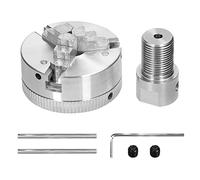 Fafeicy Tornio Chuck Subfenting Morting Montaggio Sfidatura Macinatura della Fresatura per Lavoro per un Lavoro Efficiente (3 Jaws-3.17mm)